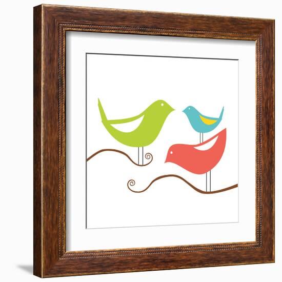 Songbirds I-Sabine Berg-Framed Art Print