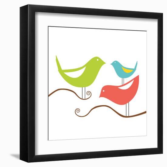 Songbirds I-Sabine Berg-Framed Art Print