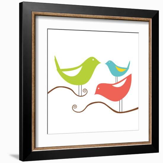 Songbirds I-Sabine Berg-Framed Art Print