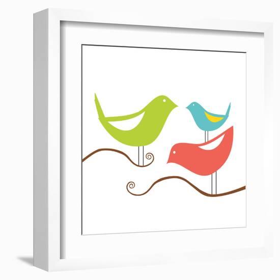 Songbirds I-Sabine Berg-Framed Art Print