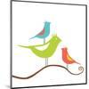 Songbirds II-Sabine Berg-Mounted Giclee Print