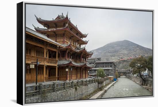 Songpan, Sichuan province, China, Asia-Michael Snell-Framed Premier Image Canvas