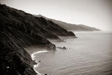 Seascape in Big Sur in California in Black and White.-Songquan Deng-Photographic Print