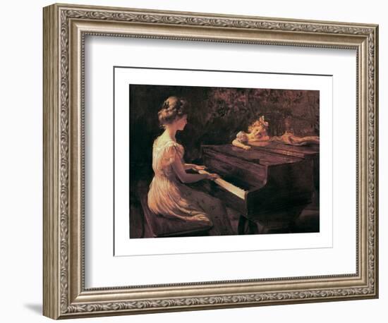 Songs of Childhood-Charles Couirtney-Framed Art Print