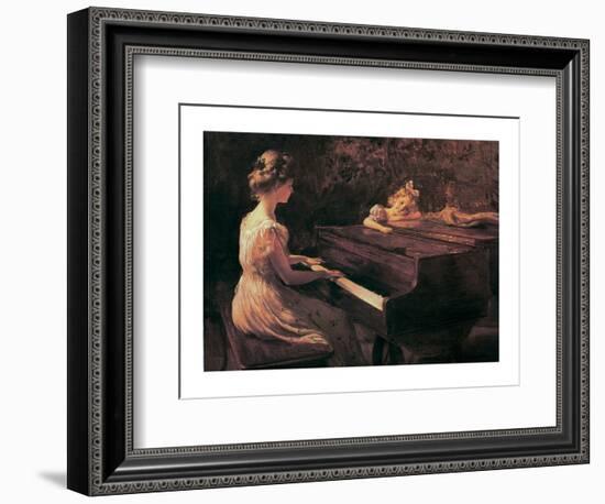 Songs of Childhood-Charles Couirtney-Framed Art Print