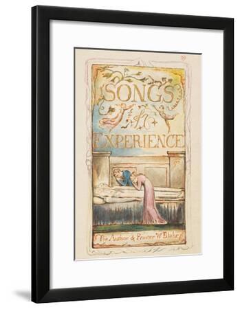 Songs Of Experience Title Page C 1825 Giclee Print By William Blake Art Com