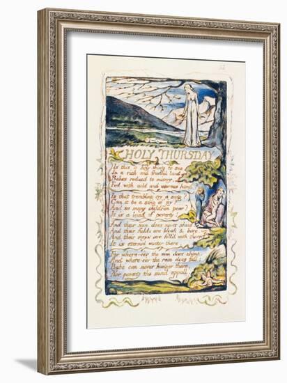 Songs of Experience-William Blake-Framed Giclee Print