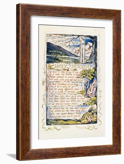 Songs of Experience-William Blake-Framed Giclee Print