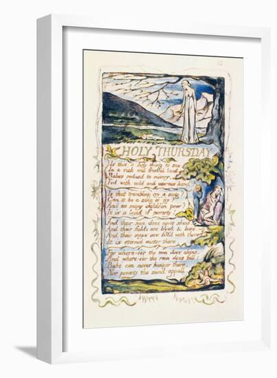 Songs of Experience-William Blake-Framed Giclee Print