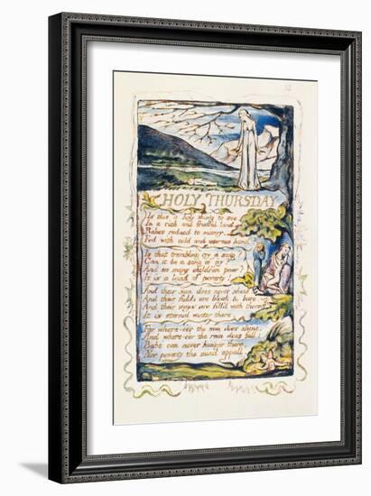 Songs of Experience-William Blake-Framed Giclee Print