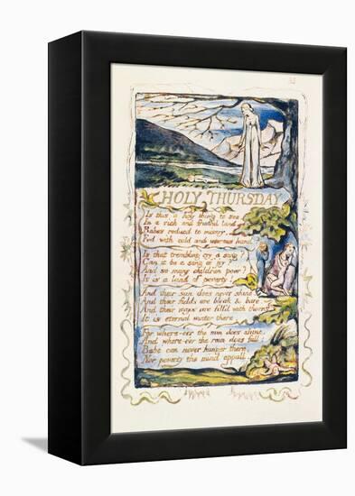 Songs of Experience-William Blake-Framed Premier Image Canvas