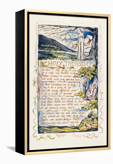 Songs of Experience-William Blake-Framed Premier Image Canvas