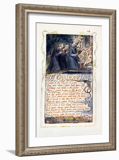 Songs of Experience-William Blake-Framed Giclee Print