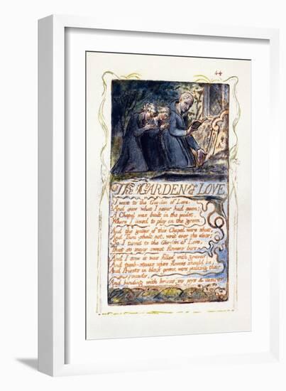 Songs of Experience-William Blake-Framed Giclee Print