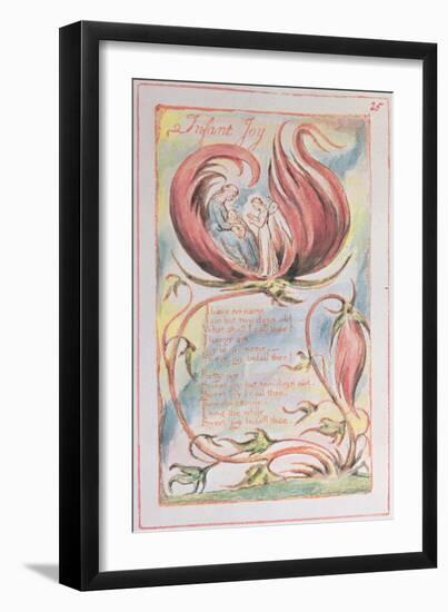 Songs of Innocence, Infant Joy, 1789-William Blake-Framed Giclee Print