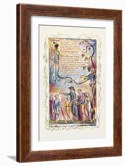 Songs of Innocence-William Blake-Framed Giclee Print