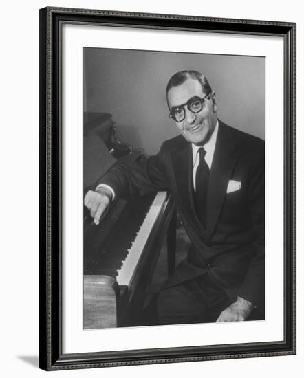 Songwriter Irving Berlin, a Famous Immigrant-Alfred Eisenstaedt-Framed Premium Photographic Print