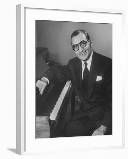 Songwriter Irving Berlin, a Famous Immigrant-Alfred Eisenstaedt-Framed Premium Photographic Print