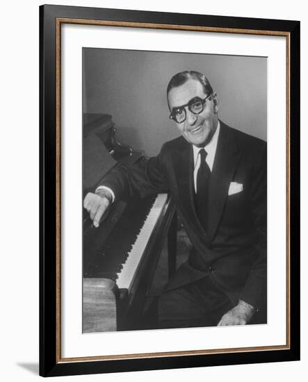 Songwriter Irving Berlin, a Famous Immigrant-Alfred Eisenstaedt-Framed Premium Photographic Print