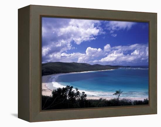 Soni Beach on Culebra Island, Puerto Rico-Michele Molinari-Framed Premier Image Canvas