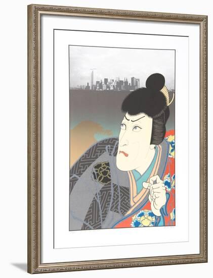 Sonja (After Hirosada)-Michael Knigin-Framed Collectable Print