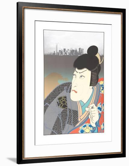 Sonja (After Hirosada)-Michael Knigin-Framed Collectable Print