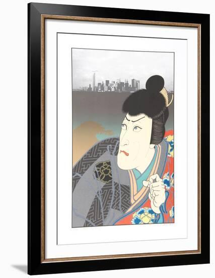 Sonja (After Hirosada)-Michael Knigin-Framed Collectable Print