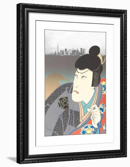 Sonja (After Hirosada)-Michael Knigin-Framed Collectable Print