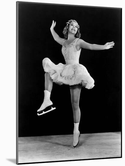 Sonja Henie in the Hollywood Ice Revue of 1940-1941-null-Mounted Photo