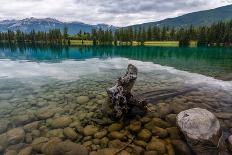 Karersee Lake, Front of Latemar, Dolomites-Sonja Jordan-Photographic Print