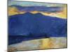 Sonnenaufgang am Gardasee. 1896-Lesser Ury-Mounted Giclee Print