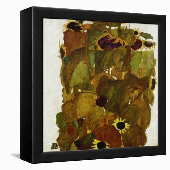 Sonnenblumen. 1911-Egon Schiele-Framed Premier Image Canvas