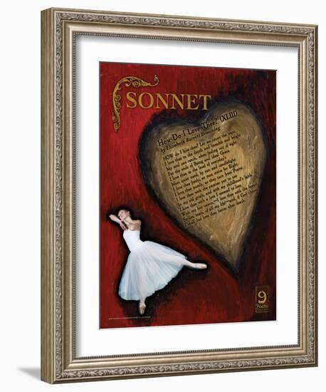 Sonnet Poetry Form-Jeanne Stevenson-Framed Art Print