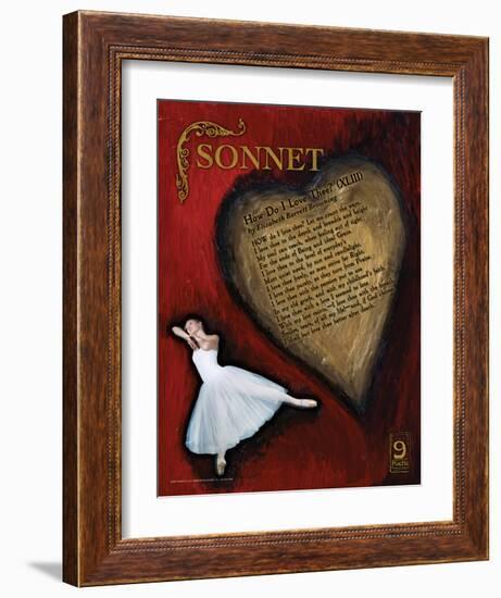 Sonnet Poetry Form-Jeanne Stevenson-Framed Art Print