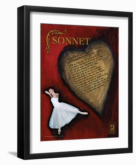 Sonnet Poetry Form-Jeanne Stevenson-Framed Art Print