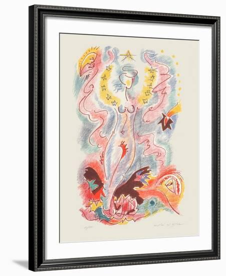 Sonnets De Louise Labbé 02-André Masson-Framed Limited Edition