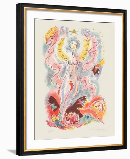 Sonnets De Louise Labbé 02-André Masson-Framed Limited Edition