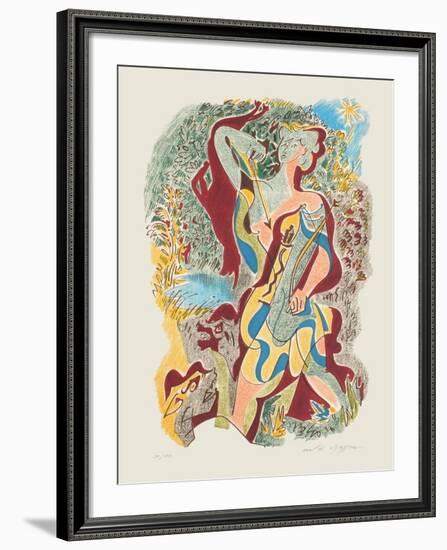 Sonnets De Louise Labbé 04-André Masson-Framed Limited Edition