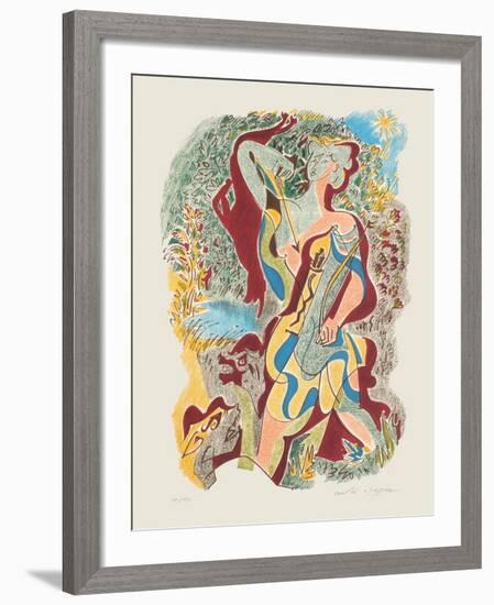 Sonnets De Louise Labbé 04-André Masson-Framed Limited Edition