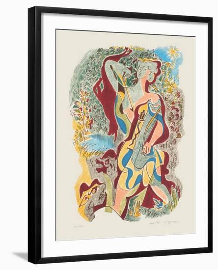 Sonnets De Louise Labbé 04-André Masson-Framed Limited Edition