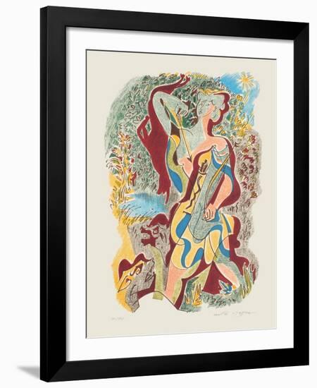 Sonnets De Louise Labbé 04-André Masson-Framed Limited Edition