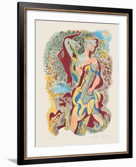 Sonnets De Louise Labbé 04-André Masson-Framed Limited Edition