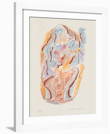 Sonnets De Louise Labbé 05-André Masson-Framed Limited Edition