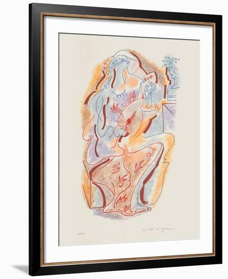 Sonnets De Louise Labbé 05-André Masson-Framed Limited Edition