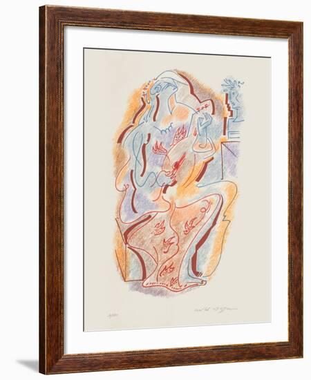 Sonnets De Louise Labbé 05-André Masson-Framed Limited Edition