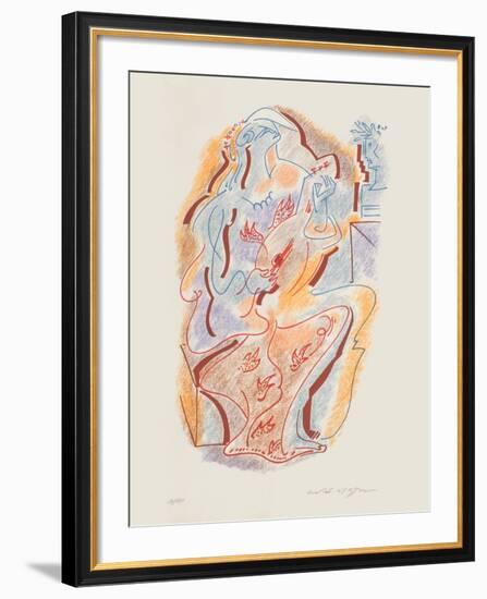 Sonnets De Louise Labbé 05-André Masson-Framed Limited Edition