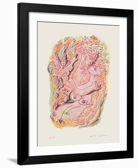 Sonnets De Louise Labbé 06-André Masson-Framed Limited Edition