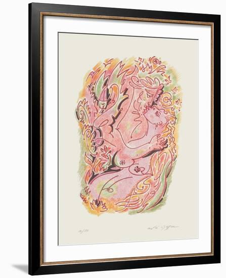 Sonnets De Louise Labbé 06-André Masson-Framed Limited Edition