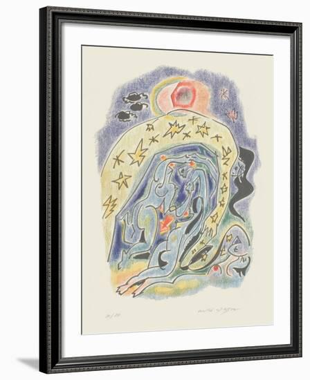 Sonnets De Louise Labbé 08-André Masson-Framed Limited Edition