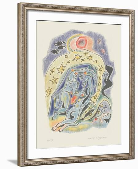 Sonnets De Louise Labbé 08-André Masson-Framed Limited Edition